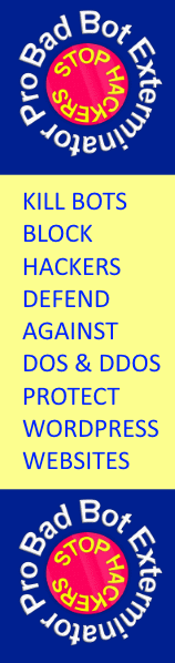 Bad Bot Exterminator WordPress Cyber Security