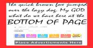 DpaBottomofPostPage - WordPress plugin for messages at bottom of posts & pages