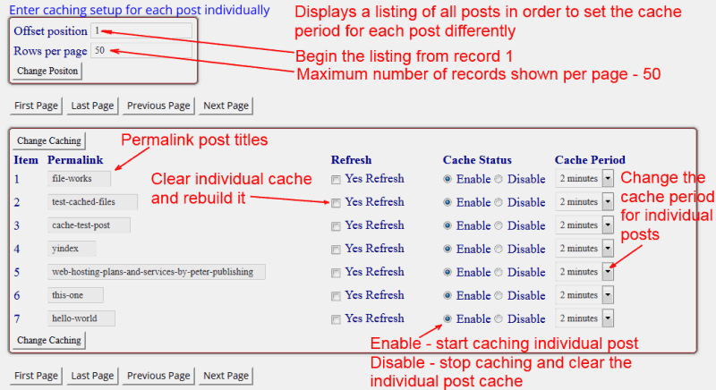 superfast cache plugin 4th screen